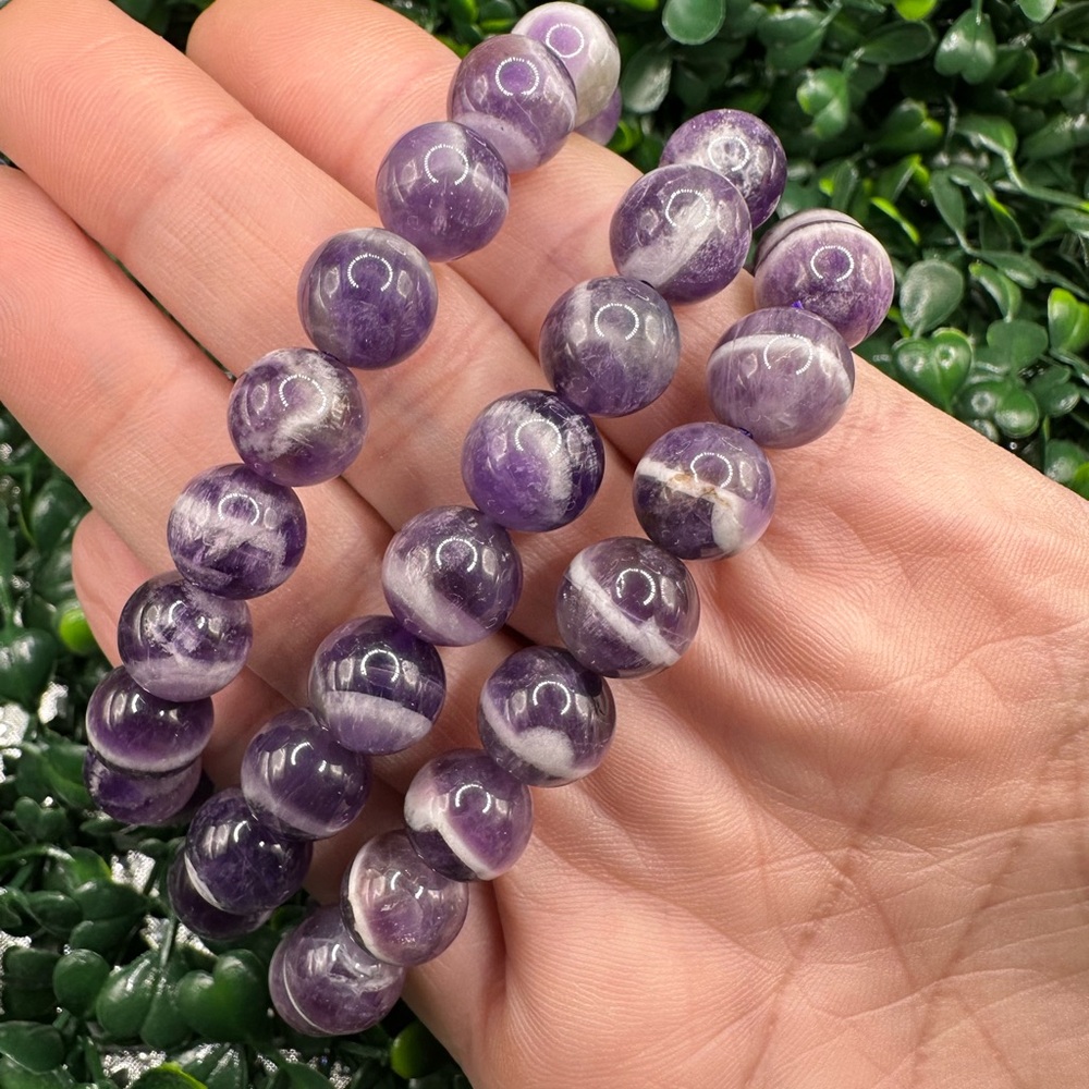 10mm Dream Amethyst Beaded Bracelet